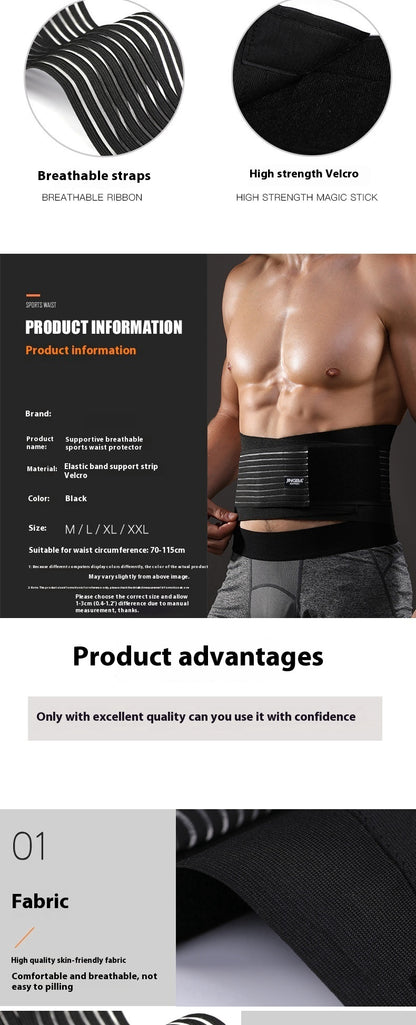 Breathable Pressurized Fixed Support Belt